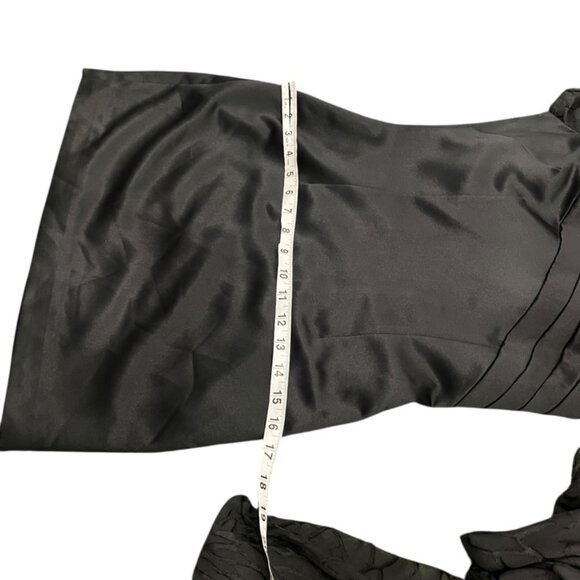 IvaNova Boutique Stunning Backless Long Sheer Floral Sleeve Mini Dress SZ 6 - Picture 4 of 8